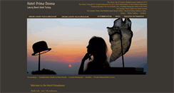 Desktop Screenshot of hotelprimadonna.com